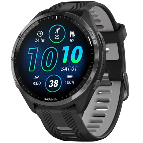 Garmin Forerunner 965 Multisport GPS Smartwatch with Silicone Band